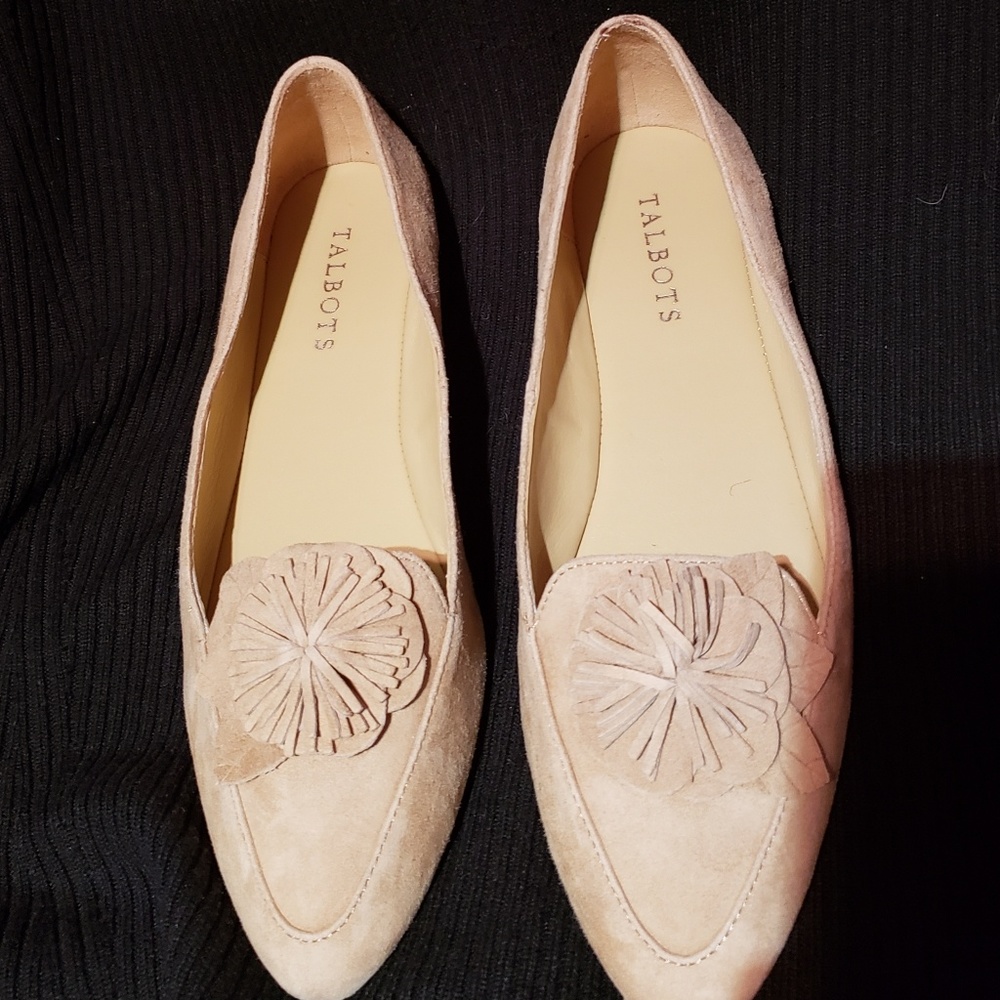 Suede flats